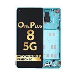 OLED Assembly with Frame for OnePlus 8 5G (GLACIAL GREEN) (Premium)