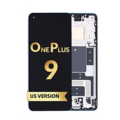 OLED Assembly with Frame for OnePlus 9 (BLUE) (US Version) (Premium)