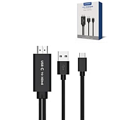 Onten USB-C to HDMI w/ USB Charge Cable 2K@30hz (6ft) (Only Ground Shipping)