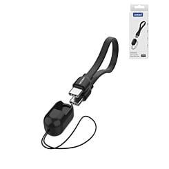 Onten USB C-C Lanyard Fast Charging Cable (0.3ft / 60w) (Only Ground Shipping)