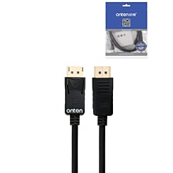 Onten DP Male to DP Male Cable (Supports 4K) (6ft) (Only Ground Shipping) (6ft)