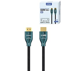 Onten HDMI to HDMI Cable V2.1 (8K 60Hz / 4K 144Hz) (5ft) (Supports 8K Gaming) (Only Ground Shipping)