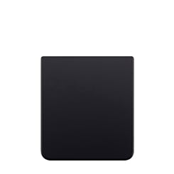 Outer Bottom Panel Back Glass FOR Galaxy Z Flip 3 5G F711 (MYSTIC BLACK) (OEM Pull)