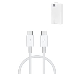 Tbolt 3 USB-C To USB-C Cable (OEM Pull A / B) (3ft) (65W) (Only Ground Shipping)