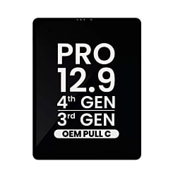 iPad Pro 12.9 (3rd Gen / 2018) / (4th Gen / 2020) LCD Assembly (Pull C Grade)