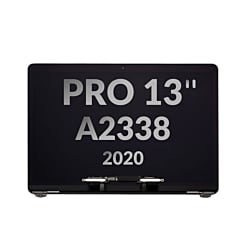 MacBook Pro 13" (A2338 / Late 2020) (M1/M2) LCD Assembly (SPACE GRAY) (OEM Pull A Grade)