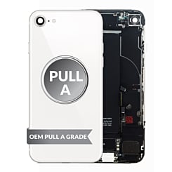 Back Housing Frame with Small Components Pre-Installed for iPhone SE (2022) (STARLIGHT) (OEM Pull A Grade)