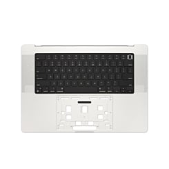 Top Case with US Keyboard (SILVER) for MacBook Pro 16" (A2485 / Late 2021) / (A2780 / Late 2023) / (A2991/ Late 2023)(OEM Pull B Grade)