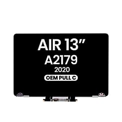 LCD Assembly (SPACE GRAY) (OEM Pull C Grade) for MacBook Air 13" Retina (A2179 / Early 2020)