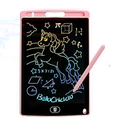 10.5" Kids Writing Doodle Pad - PINK (Only Ground Shipping)
