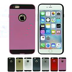 Hybrid Metal Brushed Shockproof Case - PINK for iPhone 7G / 8G / SE 2020 (Only Ground Shipping)