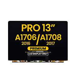 LCD Display Only (Premium) for MacBook Pro 13" w/ Touch Bar (A1706 / A1708 / Late 2016 / Mid 2017)