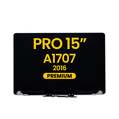 LCD Assembly (SPACE GRAY) (Premium) for MacBook Pro 15" w/ Touch Bar (A1707 / Late 2016)