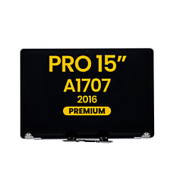 LCD Assembly (SILVER) (Premium) for MacBook Pro 15" w/ Touch Bar (A1707 / Late 2016)