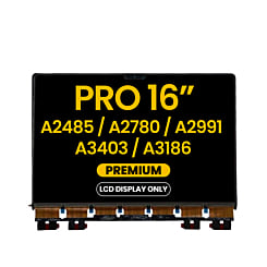 LCD Display Only (Premium) for MacBook Pro 16" (A2485 / A2780 / A2991 / A3403 / A3186)