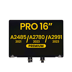 LCD Assembly (SILVER) (Premium) for MacBook Pro 16" (A2485 / Late 2021) / (A2780 / Late 2023 / (A2991 / Late 2023)