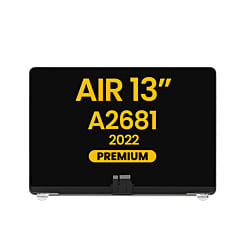 LCD Assembly (SPACE GRAY) (Premium) for MacBook Air 13" (A2681 / Mid 2022)