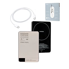 Q1 Magnetic 15W Wireless  / 20W PD Power Bank with USB-C (5000mAh) (Only Ground Shipping)