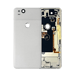 Housing Frame w/ Small Components Pre-Installed for Google Pixel 2 (NO LOGO) (WHITE)