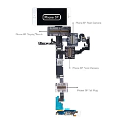 QianLi iBridge FPC Test Cable for iPhone 6P (Not Returnable)