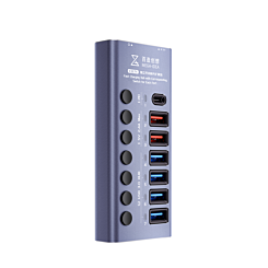 QianLi Mega-Idea K367H 7 Port Fast Charging USB Hub (Not Returnable)