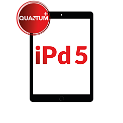 Quantum+ iPad 5 (2017) Digitizer Assembly (BLACK) (Home Button Pre-Installed)