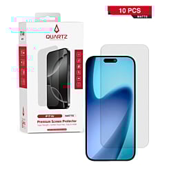 QUARTZ Matte Tempered Glass for iPhone Air (Pack of 10)