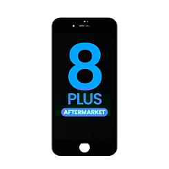LCD Assembly with Steel Plate for iPhone 8 Plus (Black) (Aftermarket / QV6)