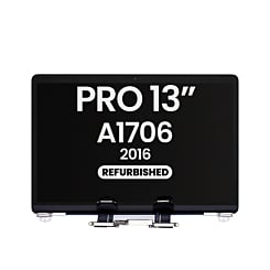 LCD Assembly (SILVER) (Refurbished) for MacBook Pro 13" w/ Touch Bar / Pro 13" (A1706 / Late 2016)