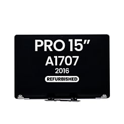LCD Assembly (SILVER) (Refurbished) for MacBook Pro 15" w/ Touch Bar (A1707 / Late 2016)