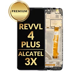 LCD Assembly with Frame for T-Mobile Revvl 4 Plus / Alcatel 3X (Premium)