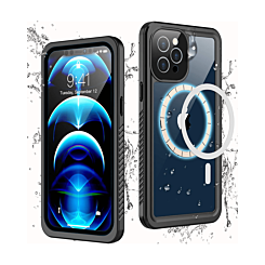 iPhone 13 Pro Max REDPEPPER Msafe FS Series Transparent Waterproof Hybrid Case  (Only Ground Shipping)