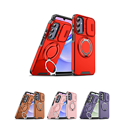 Rugged Magnetic Case w/ Ring Camera Cover for Galaxy S25 (Only Ground Shipping)