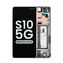 OLED Assembly with Frame for Galaxy S10 5G G977 (MAJESTIC PRISM BLACK) (Service Pack)