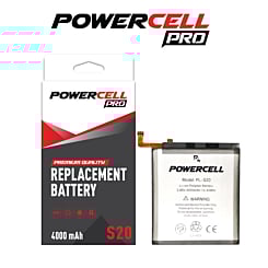 POWERCELL PRO Replacement Battery for Galaxy S20 (Not Compatible w/Verizon 5G UW Model)