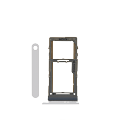 Single Sim Card Tray for Galaxy S20 Ultra / S20 Plus / S28 (CLOUD SILVER)