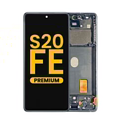 OLED Assembly with Frame for Galaxy S20 FE (G780) (CLOUD NAVY) (Premium)