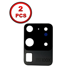 Back Camera Lens with Adhesive for Galaxy S20 Ultra (Glass Only) (2 Piece Set)