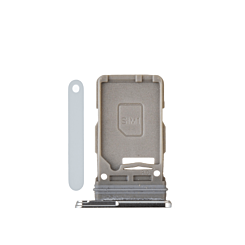 Single Sim Card Tray for Galaxy S21 Ultra / S21 Plus / S21 (SILVER)