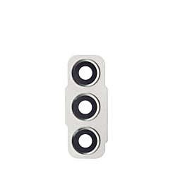 Back Camera Lens with Bracket for Galaxy S21FE 5G (WHITE)