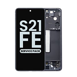OLED Assembly with Frame for Galaxy S21 FE G990 (NAVY) (Service Pack)