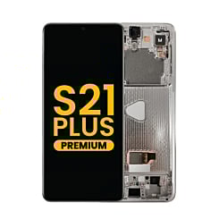 OLED Assembly with Frame for Galaxy S21 Plus 5G (G996) (PHANTOM SILVER) (Premium)