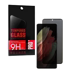 Privacy Tempered Glass for Galaxy S21 Ultra (Case Friendly / Anti-Spy / 1 Piece)