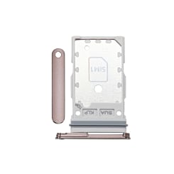 Dual Sim Card Tray for Galaxy S22 / S22 Plus (PINK GOLD)