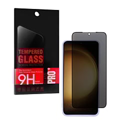 Privacy Tempered Glass for Galaxy S23 Plus (Case Friendly / Anti-Spy / 1 Piece)