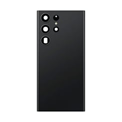 Back Glass with Camera Lens for Galaxy S23 Ultra (US / International) (Service Pack) (Phantom Black)