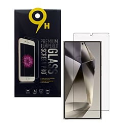 Clear Tempered Glass for Galaxy S24 Ultra (Case Friendly / 2.5D / Pack of 10)