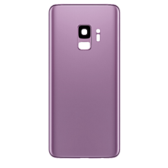 Back Glass with Camera Lens and Adhesive for Galaxy S9 (NO LOGO) (LILAC PURPLE)