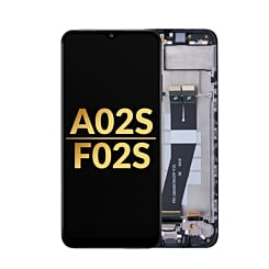 LCD Assembly with Frame for Galaxy A02s / F02s (A025F / 2020) / (E025F / 2020) (Service Pack)