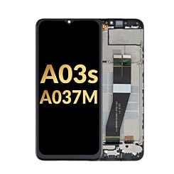 LCD Assembly with Frame for Galaxy A03s (A037M / 2021) (Single Sim TYPE-C) (Service Pack)